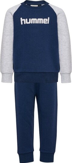 Hummel Base joggedress sett til småbarn Dress Blues Hummel Base joggedress sett til småbarn Dress Blues