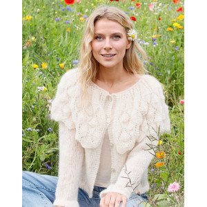 Big Sur Cardigan by DROPS Design Cardigan Strikkeoppskrift str. S Small