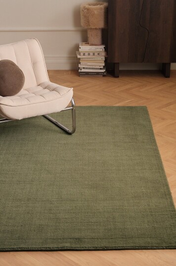 Ellos Home Ullteppe Aviles Woolcarpet Grønn Ellos Home Ullteppe Aviles Woolcarpet Grønn