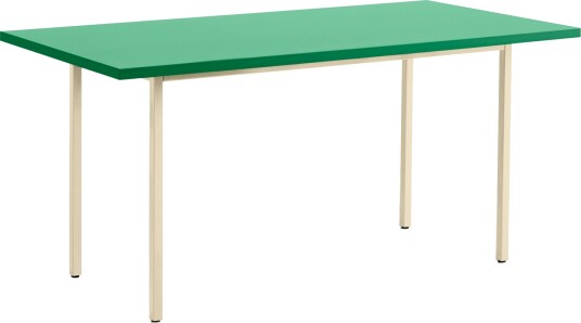 HAY Two Colour spisebord 82x160 cm Ivory green mint