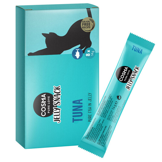 Cosma Jelly Snack 8 X 14 G Tunfisk