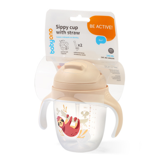 Babyono Drikke kopp Beige 240 ml Babyono Drikke kopp Beige 240 ml