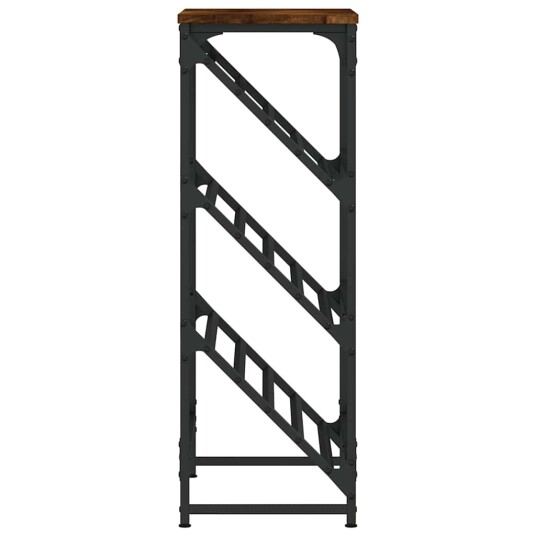 Skohylle røkt eik 60x30x85 cm konstruert tre 8721012123977