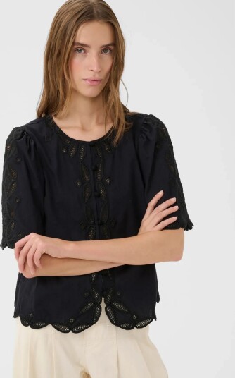 Karen By Simonsen Kberlinda Blouse   Black   40