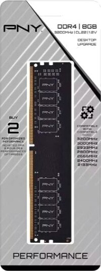 PNY DDR4 8GB 3200MHz MD8GSD43200-SI