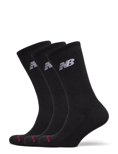 New Balance Everyday Crew 3 Pairs - Black - M
