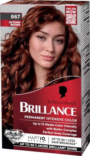 Schwarzkopf Brillance 867 Autumn Brown (W) 160 ml