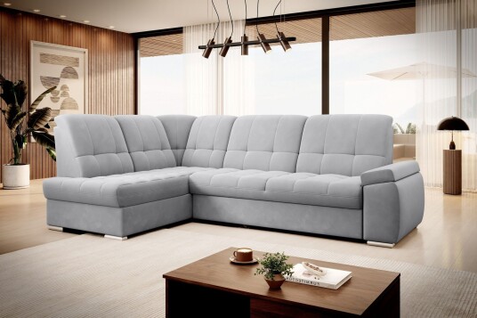 Sajana Sovesofa m. Sjeselong 3 seter Grå