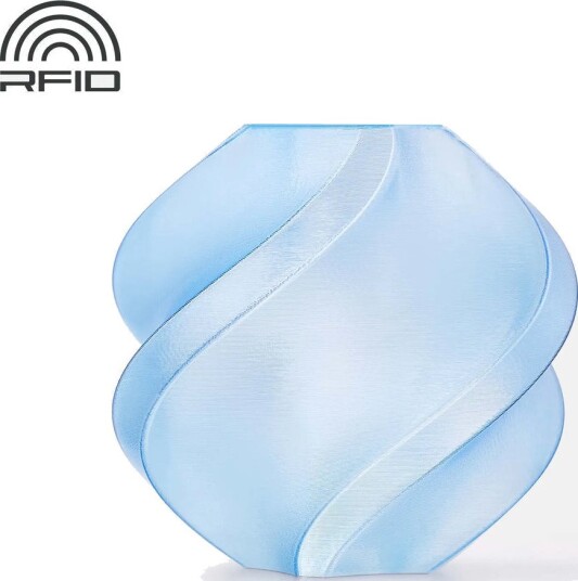 Bambu Lab Bambu Lab PETG Translucent Translucent Light Blue 32600 Refill uten spole 1kg