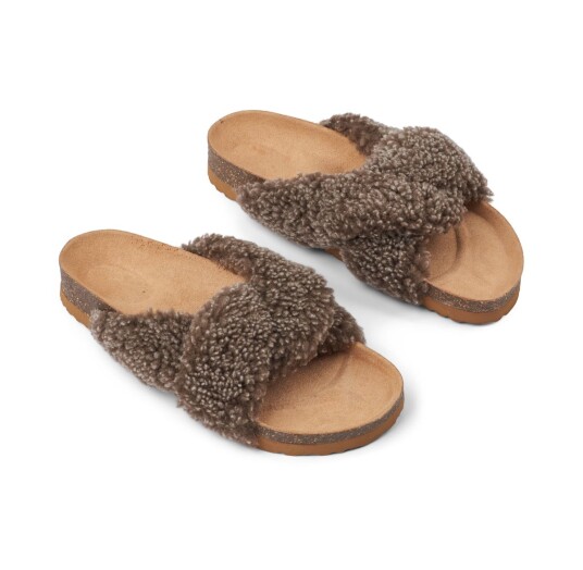 Lilly Cross slipper Lysebrun 39 Lilly Cross slipper Lysebrun 39