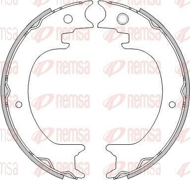 REMSA 4279.00 Bremsesko sett