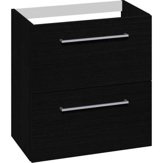 1904 Voss Slim Servantskap med 2 Skuffer Svart eik / 60cm GRO-7041042
