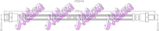 KAWE H5848 Bremseslange