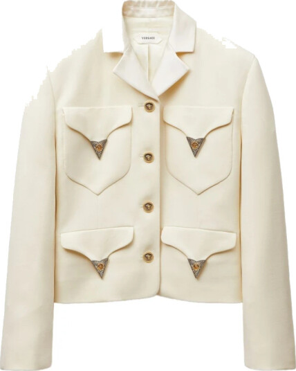 Versace Dame Jakker Hvit S,