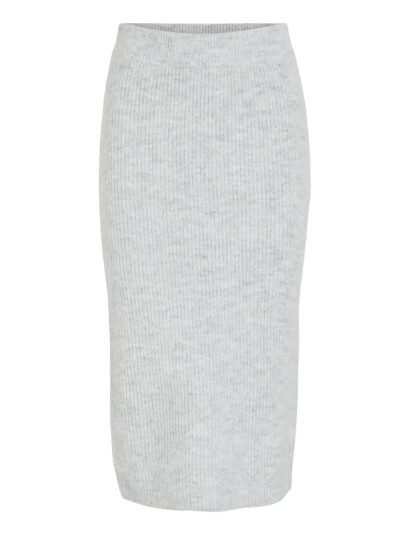 Vila Viretta Pencil Knit Skirt - Grey - XXL Vila Viretta Pencil Knit Skirt - Grey - XXL