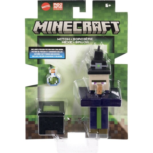 Minecraft 8cm Heks Biome Builds Figur med Papercraft Blokk Minecraft 8cm Heks Biome Builds Figur med Papercraft Blokk