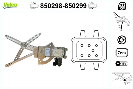 Vindusheis VALEO 850298
