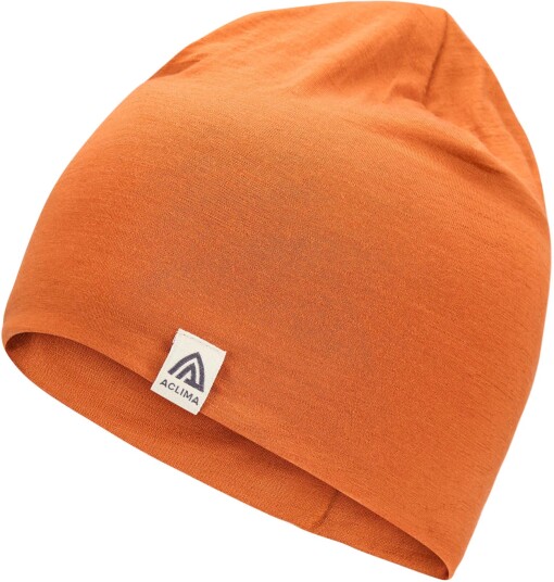 Aclima Lightwool Relaxed Beanie apricot orange Aclima Lightwool Relaxed Beanie apricot orange
