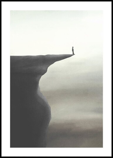 Walking on the Edge Plakat Plakat / 40x50cm