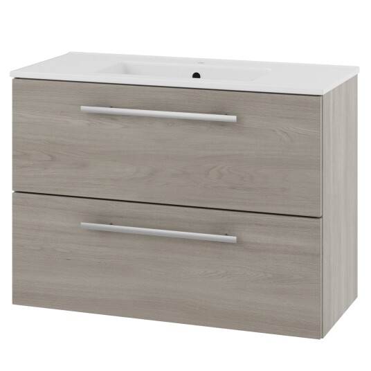 Linn Bad Ingrid Smal D35cm Servantskap Lys eik / 80cm