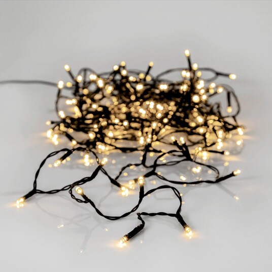 Star Trading   Lightchain Shiny Warm White 12,6 m   Svart