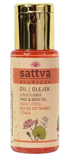 Sattva Sattva_Ayurveda Fuktighetsgivende AnsiktOg Kroppsolje Lotus Flower 50Ml