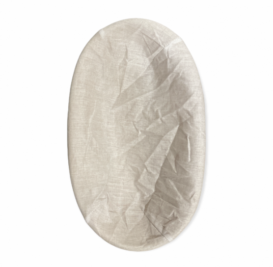 SAGA Trekk til hevekurv Oval 24cm, i bomull SAGA Trekk til hevekurv Oval 24cm, i bomull