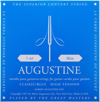 Augustine Concert Blå Konzertgitarresaiten Augustine Concert Blå Konzertgitarresaiten