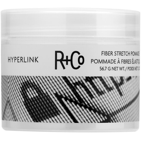 R+Co HYPERLINK Fiber Stretch Pomade 57g
