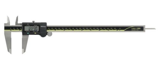 Mitutoyo Absolute Aos Digimatic Skjutmått 500-165-30 0-12in, 0,0005in Hårdmetallbel. Utv. Skänklar, Flat Sticka