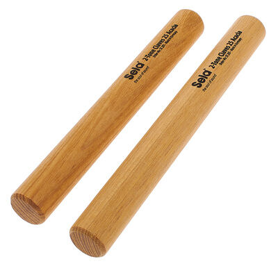 Sela 2-tone claves 25 Acacia Sela 2-tone claves 25 Acacia