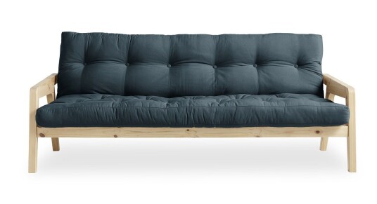 Karup Design GRAB Sovesofa 130x200 - Natur/Petrol blue 1580419-08-0 1580419-03-0