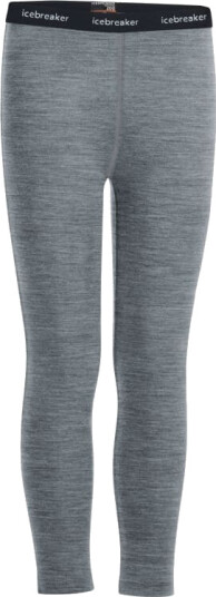 Icebreaker Kids' 200 Oasis Leggings 2, Gritstone Heather