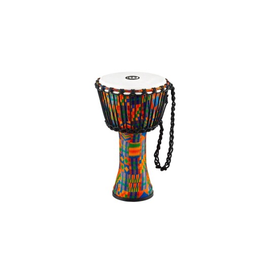 Meinl Padj2-S-F Travel Rope Djembe 8" Kenyan Quilt