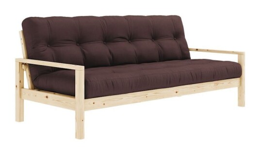 Karup Design Knob Sovesofa, Lakkert furu, Brown Unoliving 1733433-03-0 1733433-11-0 Karup Design Knob Sovesofa, Lakkert furu, Brown Unoliving 1733433-03-0 1733433-11-0