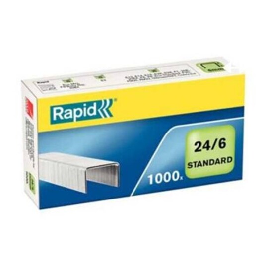 Stifter 24/6 Standard - Rapid - Passer Til Våre Stiftemaskiner.
