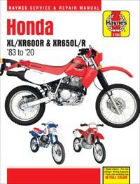 Haynes HM Honda XL XR600R XR650LR 1983-20