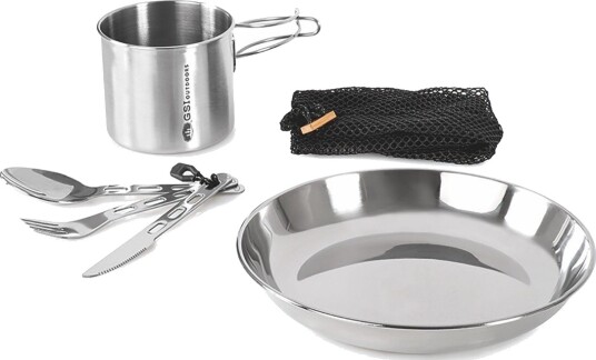 Gsi Outdoors Glacier Stainless 1 Person Set