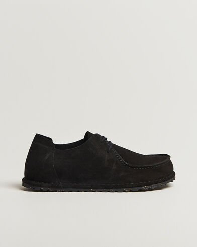 BIRKENSTOCK Utti Lace Suede Loafer Black