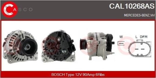 Dynamo CASCO CAL10268AS