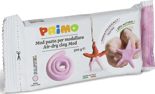 Primo Air Dry Clay 500G Light Pink Pink ONE SIZE Primo Air Dry Clay 500G Light Pink Pink ONE SIZE