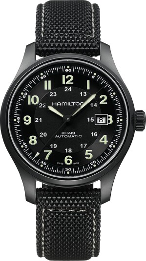Hamilton Khaki Field Titanium Auto H70575733 - Herre - 42 mm - Analog - Automatisk - Safirglass
