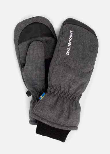 Vemdalen Mitten W, Charcoal Melange, L,  Skihansker