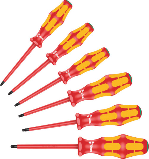 Wera 167i Kraftform Plus VDE Torx Skrutrekkersett - 6 Deler