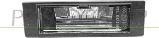 PRASCO BM1214360 Nummerskiltlys