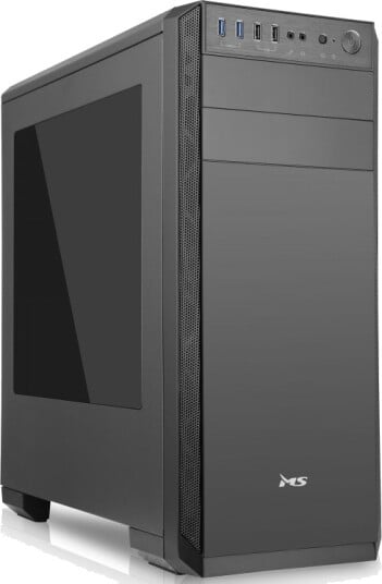 MS Fighter V300 Midi Tower ATX Svart