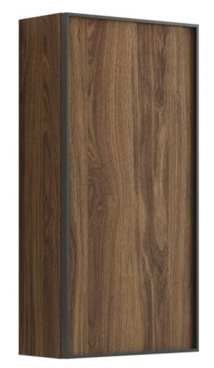 Dansani Inzo Urban Alu ramme Svart Overskap 1 dør B40xh80xd19cm Brun eik / Høyre Hengslet Dansani Inzo Urban Alu ramme Svart Overskap 1 dør B40xh80xd19cm Brun eik / Høyre Hengslet