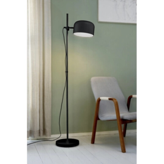 Airam Urban Gulvlampe Justerbar E27 Sort