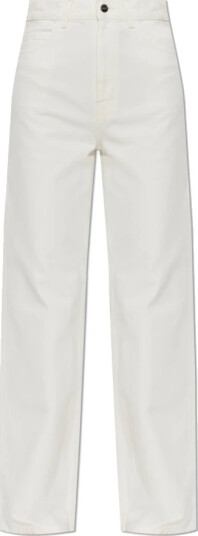 Carhartt Wip Dame Jeans Hvit W25,