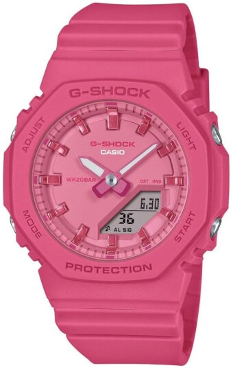 Casio Dameklokke GMA P2100PP 4AER G Shock Rosa/Gummi Ø40.2 mm